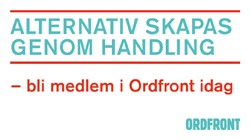 bli medlem i Ordfront