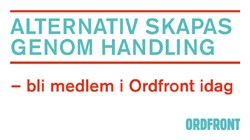 bli medlem i Ordfront